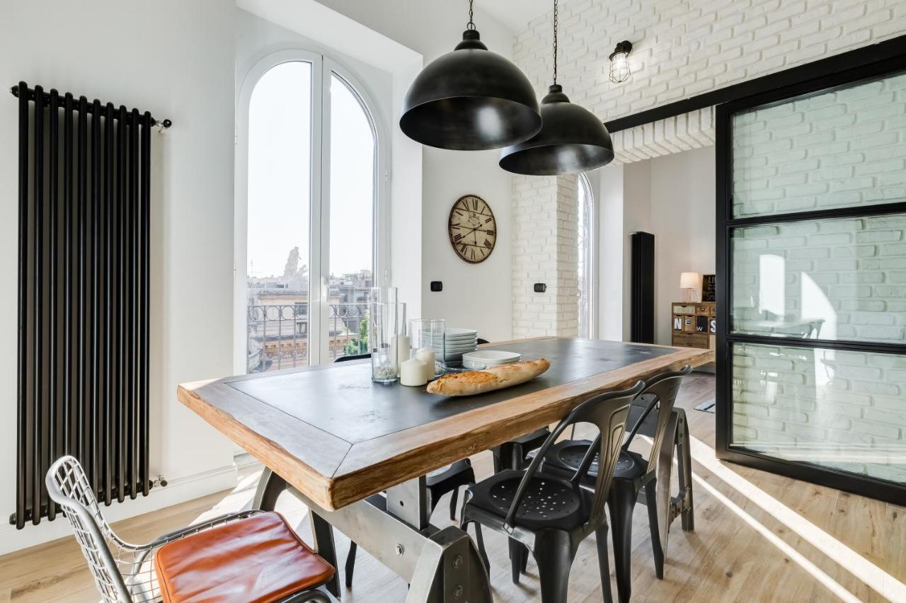 Bmga L Glam Industrial 3-Bed Apartment In Termini Roma Esterno foto